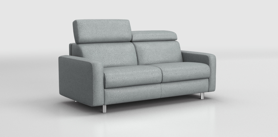 Vobarno - 3 seater sofa bed slim armrest